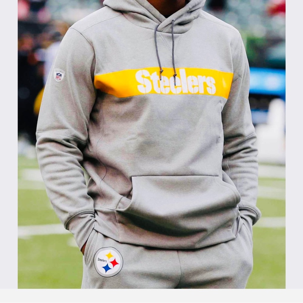 🔥FLASH SALE🔥Men’s 3XL Nike Steelers Sweatshirt With Hoodie Excellent Condition